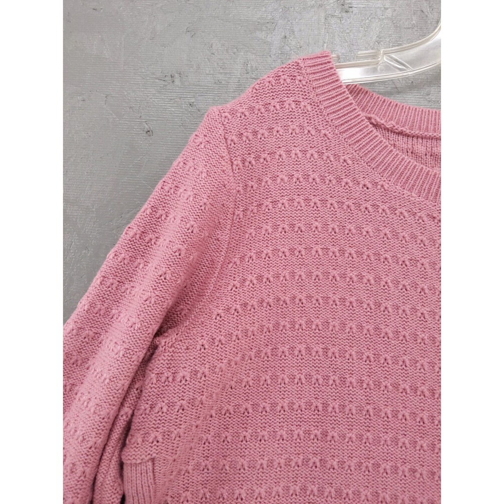 hasting & smith Button Accent‎ Sweater Knit Pullover Top Pink XL - Picture 2 of 7